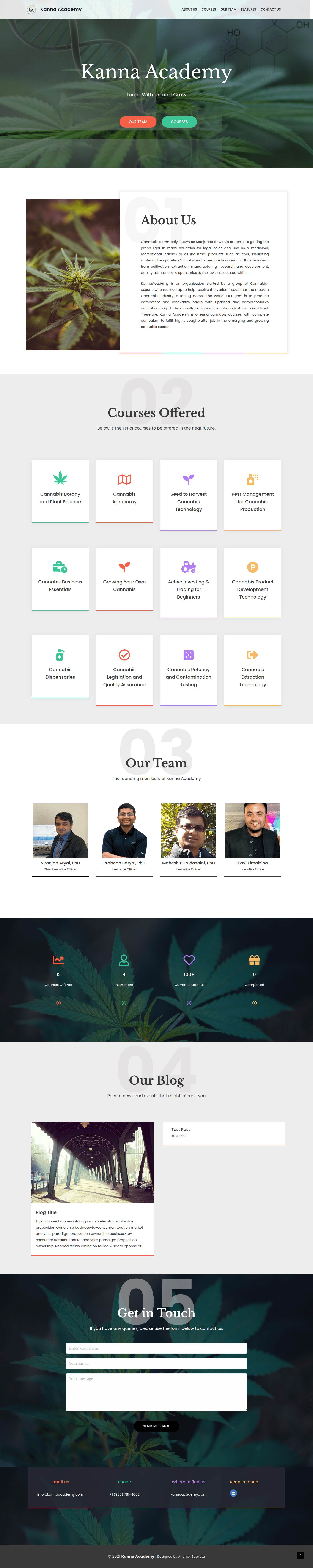 Kanna Academy - Project by Anamol Sapkota